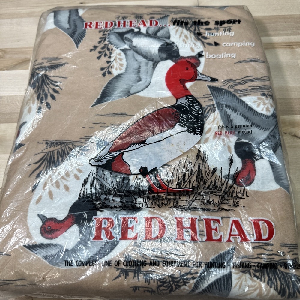 VTG NEW Rare REDHEAD Duck Sleeping Bag Sheet Liner Collectible FITS 33"-78"